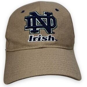 Notre Dame IRISH Hat Fitted Adult 7 Cap NCAA Logo ND Shamrock Zephyr Embroidered